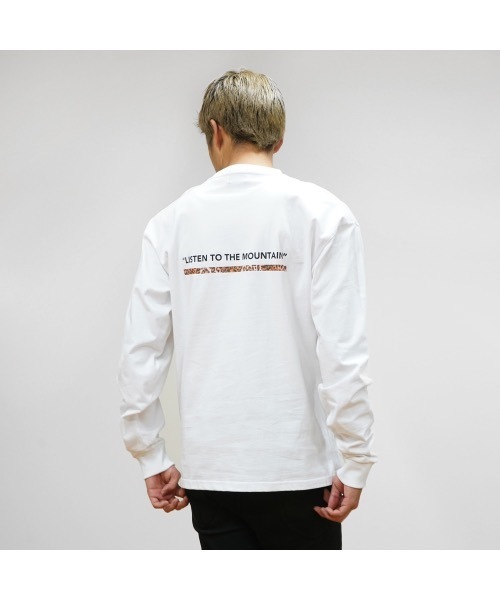 CAMP7（キャンプセブン）の「《CAMP7》PRINT LONG SLEEVE  TEE/プリント ロンT（Tシャツ/カットソー・メンズ・ブラック/ホワイト/カーキ/ベージュ・X-LARGE/LARGE/MEDIUM）」の14枚目の写真