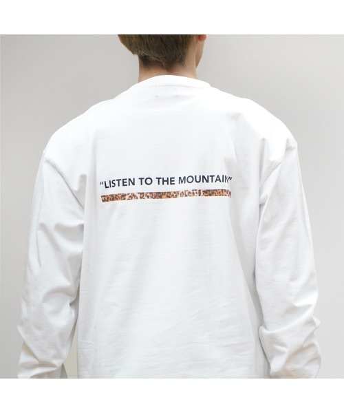 CAMP7（キャンプセブン）の「《CAMP7》PRINT LONG SLEEVE  TEE/プリント ロンT（Tシャツ/カットソー・メンズ・ブラック/ホワイト/カーキ/ベージュ・X-LARGE/LARGE/MEDIUM）」の11枚目の写真