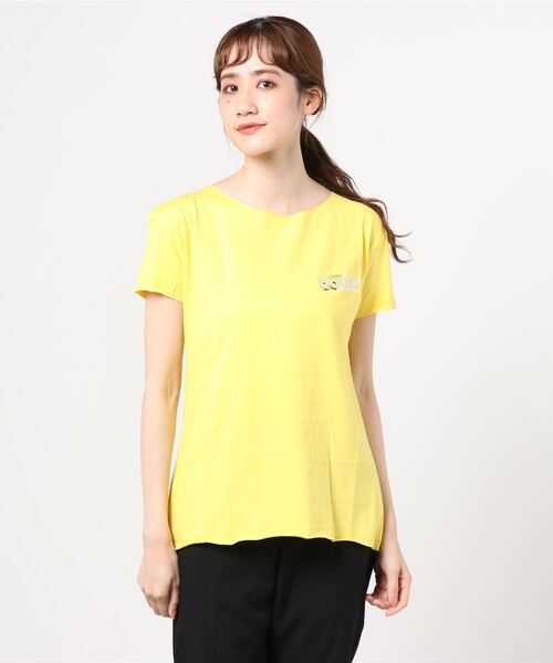 セール】ワンポイントロゴラインストーンTシャツ（Tシャツ