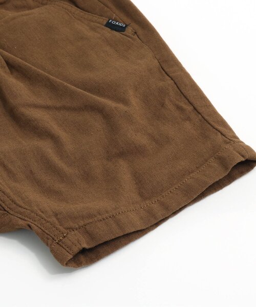 F.O.KIDS（エフオーキッズ）の「サルエルハーフパンツ 5分丈（その他パンツ・キッズ・チャコール/ベージュ/キャメル・95/110/120/130/80/100/140/90）」の5枚目の写真