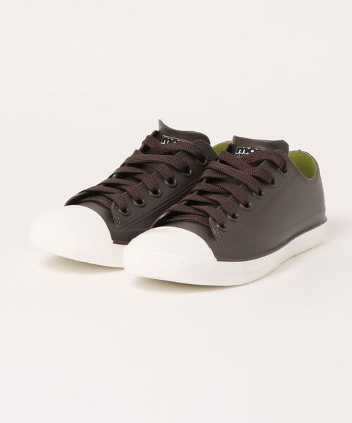 moz(モズ)の「《moz》レインスニーカーローカット(レインシューズ・レディース・ブラック/ネイビー/ベージュ/グレー/カーキ/ホワイト/ブラウン/ブラック×ホワイト/サックスブルー/ローズ・M/S/LL/L)」の1枚目の写真