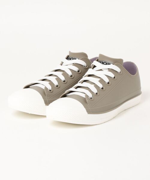 moz(モズ)の「《moz》レインスニーカーローカット(レインシューズ・レディース・ブラック/ネイビー/ベージュ/グレー/カーキ/ホワイト/ブラウン/ブラック×ホワイト/サックスブルー/ローズ・M/S/LL/L)」の5枚目の写真