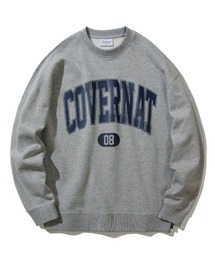 【COVERNAT】COLLEGE ARCH LOGO CREWNECK / カバーナット カレッジ アーチ ロゴ クルーネック