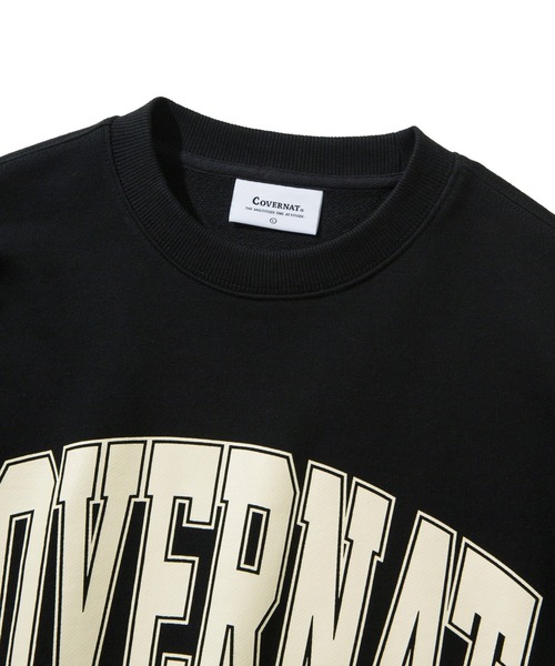 COVERNAT（カバーナット）の「【COVERNAT】COLLEGE ARCH LOGO CREWNECK / カバーナット カレッジ アーチ ロゴ クルーネック（スウェット・メンズ・ブラック/グレー/ブルー/アイボリー・SMALL/MEDIUM/LARGE/X-LARGE）」の14枚目の写真