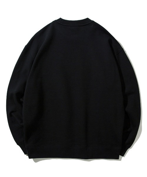 COVERNAT（カバーナット）の「【COVERNAT】COLLEGE ARCH LOGO CREWNECK / カバーナット カレッジ アーチ ロゴ クルーネック（スウェット・メンズ・ブラック/グレー/ブルー/アイボリー・SMALL/MEDIUM/LARGE/X-LARGE）」の11枚目の写真