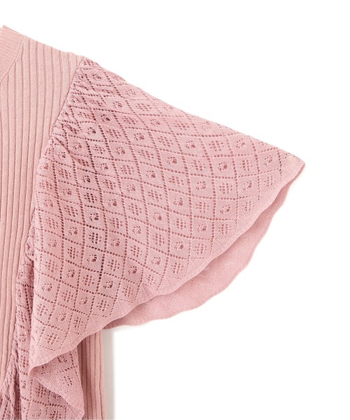 PROPORTION BODY DRESSING（プロポーションボディドレッシング）の「アイレットスリーブニット / 1211170420（ニット/セーター・レディース・ダークベージュ/グレー/ブラック・FREE）」の9枚目の写真