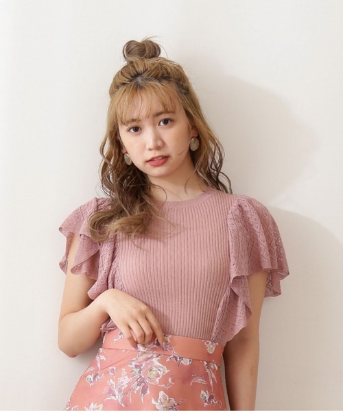 PROPORTION BODY DRESSING（プロポーションボディドレッシング）の「アイレットスリーブニット / 1211170420（ニット/セーター・レディース・ダークベージュ/グレー/ブラック・FREE）」の16枚目の写真