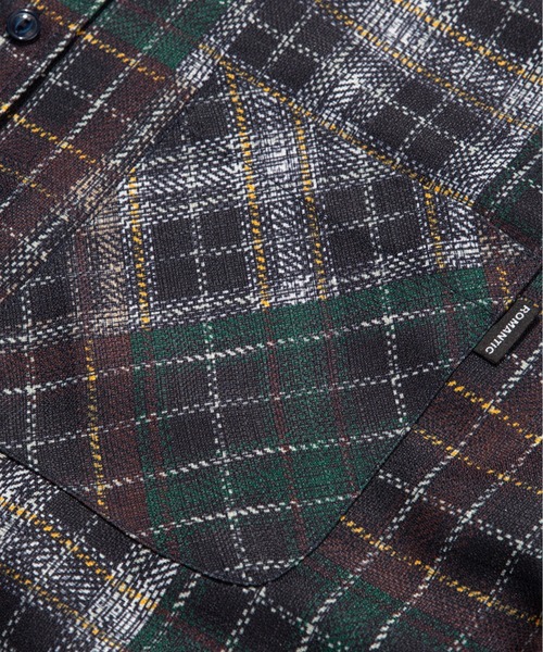 ROMANTIC CROWN（ロマンティッククラウン）の「【ROMANTIC CROWN】MULTI COLOR CHECK SHIRT / ロマンティッククラウン マルチ カラー チェック シャツ（シャツ/ブラウス・メンズ・ネイビー/オートミール・SMALL/MEDIUM/LARGE/X-LARGE）」の9枚目の写真