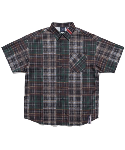 ROMANTIC CROWN（ロマンティッククラウン）の「【ROMANTIC CROWN】MULTI COLOR CHECK SHIRT / ロマンティッククラウン マルチ カラー チェック シャツ（シャツ/ブラウス・メンズ・ネイビー/オートミール・SMALL/MEDIUM/LARGE/X-LARGE）」の4枚目の写真