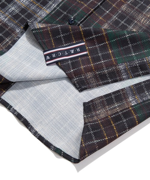 ROMANTIC CROWN（ロマンティッククラウン）の「【ROMANTIC CROWN】MULTI COLOR CHECK SHIRT / ロマンティッククラウン マルチ カラー チェック シャツ（シャツ/ブラウス・メンズ・ネイビー/オートミール・SMALL/MEDIUM/LARGE/X-LARGE）」の20枚目の写真