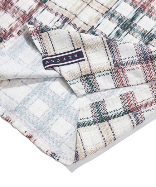 ROMANTIC CROWN（ロマンティッククラウン）の「【ROMANTIC CROWN】MULTI COLOR CHECK SHIRT / ロマンティッククラウン マルチ カラー チェック シャツ（シャツ/ブラウス・メンズ・ネイビー/オートミール・SMALL/MEDIUM/LARGE/X-LARGE）」の22枚目の写真