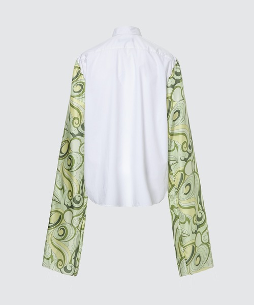 RAF SIMONS（ラフシモンズ）の「Boxy shirt with doubled long sleeves（Tシャツ/カットソー・メンズ・ホワイト系その他/ホワイト系その他2・44/46）」の7枚目の写真