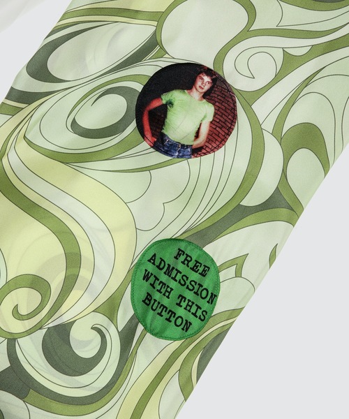   jeansラフシモンズ 長袖 ホワイト B.D RAF SIMONS RS ハンドサイン タートルネックトップ ホワイト