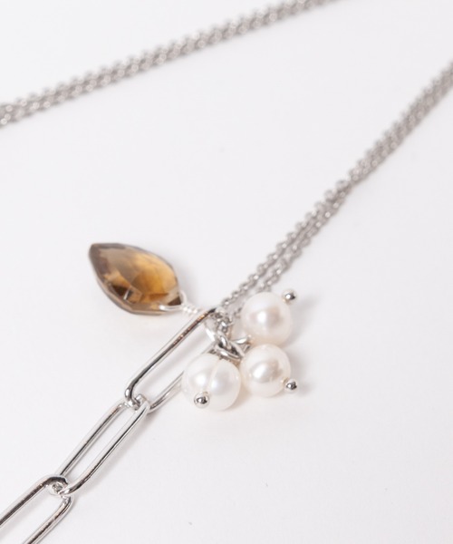 LAYMEE(レイミー)の「Ponia 2way necklace / ポニア2wayネックレス(ネックレス・レディース・シルバー/ゴールド・FREE)」の3枚目の写真