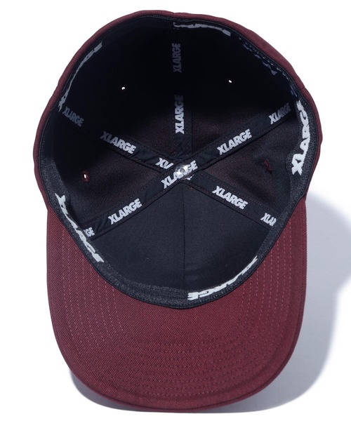 XLARGE（エクストララージ）の「XLARGE BASEBALLCAP（キャップ・メンズ・ネイビー/ブラウン/オリーブ/バーガンディー・M/L）」の10枚目の写真