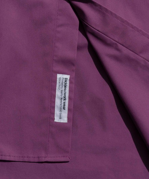 Dickies（ディッキーズ）の「《ユニセックスアイテム》【COLLABORATION ITEM】Dickies/ディッキーズ エクストラプライムオーバーショートスリーブバンドカラーシャツ 【MAISON SPECIAL/メゾンスペシャル】（シャツ/ブラウス・メンズ・ブラック/オレンジ/ライトグリーン/オフホワイト/パープル・1/0/2）」の11枚目の写真