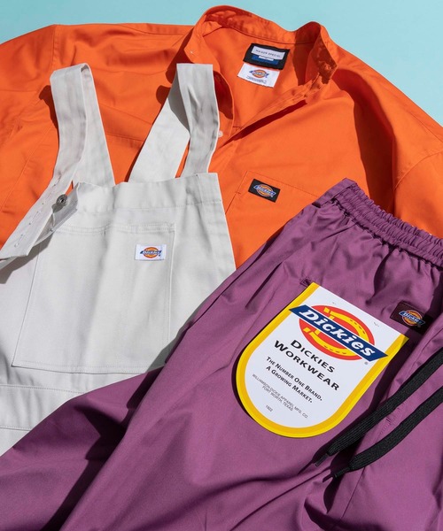 Dickies（ディッキーズ）の「《ユニセックスアイテム》【COLLABORATION ITEM】Dickies/ディッキーズ エクストラプライムオーバーショートスリーブバンドカラーシャツ 【MAISON SPECIAL/メゾンスペシャル】（シャツ/ブラウス・メンズ・ブラック/オレンジ/ライトグリーン/オフホワイト/パープル・1/0/2）」の15枚目の写真