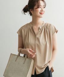 URBAN RESEARCH DOORS | ギャザーフレンチブラウス(シャツ/ブラウス)