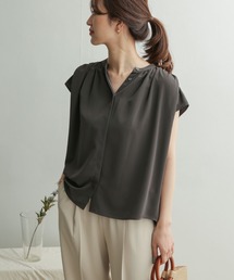 URBAN RESEARCH DOORS | ギャザーフレンチブラウス(シャツ/ブラウス)