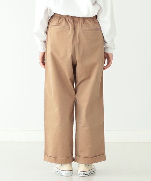 BEAMS BOY（ビームスボーイ）の「GRAMICCI × BEAMS BOY / 別注 太チノパンツ 21FW（チノパンツ・レディース・ベージュ/ブラック・ONE SIZE）」の11枚目の写真