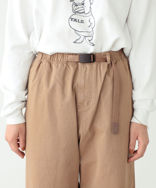 BEAMS BOY（ビームスボーイ）の「GRAMICCI × BEAMS BOY / 別注 太チノパンツ 21FW（チノパンツ・レディース・ベージュ/ブラック・ONE SIZE）」の12枚目の写真