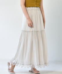RETRO GIRL | 裾レースティアードスカート(スカート)