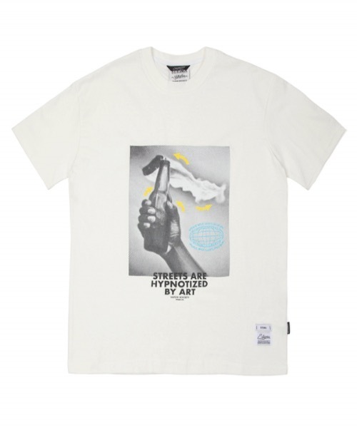 STIGMA（スティグマ）の「【STIGMA 】ストラグル スタンダードフィットティーシャツ / STRUGGLE STANDARD FIT T-SHIRTS（Tシャツ/カットソー・メンズ・ブラック/アイボリー・MEDIUM/X-LARGE/LARGE）」の2枚目の写真