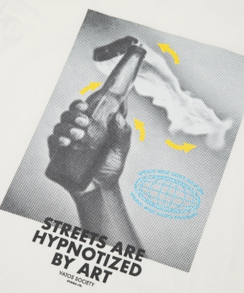 STIGMA（スティグマ）の「【STIGMA 】ストラグル スタンダードフィットティーシャツ / STRUGGLE STANDARD FIT T-SHIRTS（Tシャツ/カットソー・メンズ・ブラック/アイボリー・MEDIUM/X-LARGE/LARGE）」の5枚目の写真