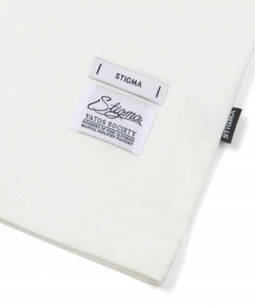 STIGMA（スティグマ）の「【STIGMA 】ストラグル スタンダードフィットティーシャツ / STRUGGLE STANDARD FIT T-SHIRTS（Tシャツ/カットソー・メンズ・ブラック/アイボリー・MEDIUM/X-LARGE/LARGE）」の6枚目の写真