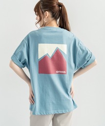 OUTDOOR PRODUCTS アウトドアプロダクツ グラフィック 80年代 レトロ バックロゴ 半袖 プリントTEE