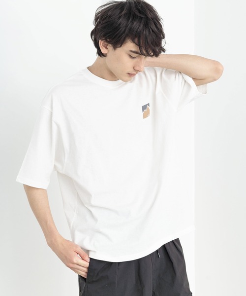 OUTDOOR PRODUCTS(アウトドアプロダクツ)の「OUTDOOR PRODUCTS アウトドアプロダクツ グラフィック 80年代 レトロ バックロゴ 半袖 プリントTEE(Tシャツ/カットソー・メンズ・ホワイト/ブラック/ネイビー/ブルー/グリーン/ホワイト系/ホワイト系1/ブラック系・M/L/XL)」の21枚目の写真