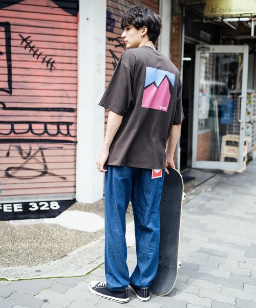 OUTDOOR PRODUCTS(アウトドアプロダクツ)の「OUTDOOR PRODUCTS アウトドアプロダクツ グラフィック 80年代 レトロ バックロゴ 半袖 プリントTEE(Tシャツ/カットソー・メンズ・ホワイト/ブラック/ネイビー/ブルー/グリーン/ホワイト系/ホワイト系1/ブラック系・M/L/XL)」の14枚目の写真