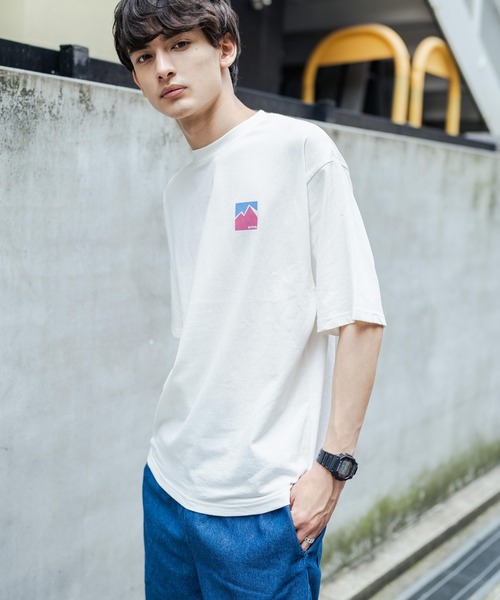 OUTDOOR PRODUCTS(アウトドアプロダクツ)の「OUTDOOR PRODUCTS アウトドアプロダクツ グラフィック 80年代 レトロ バックロゴ 半袖 プリントTEE(Tシャツ/カットソー・メンズ・ホワイト/ブラック/ネイビー/ブルー/グリーン/ホワイト系/ホワイト系1/ブラック系・M/L/XL)」の11枚目の写真