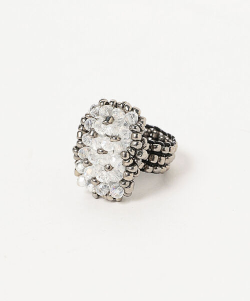 Ray BEAMS(レイビームス)の「designsix LONDON / Gem リング(リング・レディース・レッド/グレー/ピンク/グリーン/ブルー・ONE SIZE)」の6枚目の写真