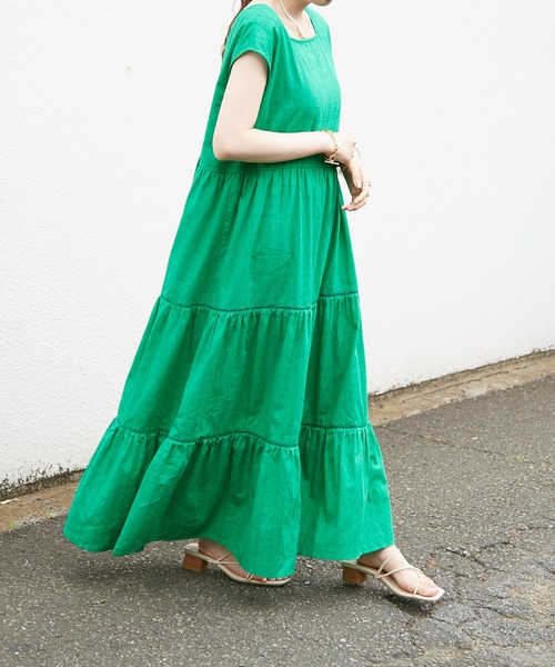 DISCOAT（ディスコート）の「コットンボイルハシゴレースティアード