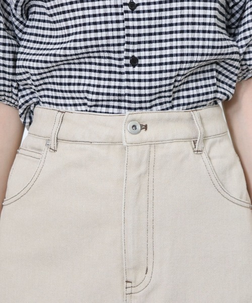 archives（アルシーヴ）の「デニムロングスカート（デニムスカート・レディース・ネイビー/アイボリー/ブラック・MEDIUM）」の19枚目の写真