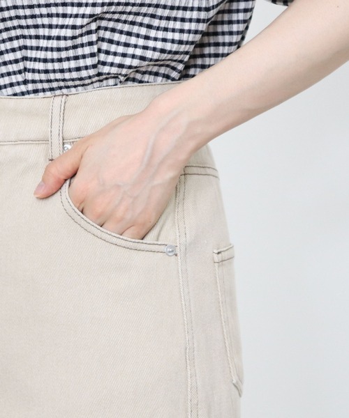 archives（アルシーヴ）の「デニムロングスカート（デニムスカート・レディース・ネイビー/アイボリー/ブラック・MEDIUM）」の22枚目の写真