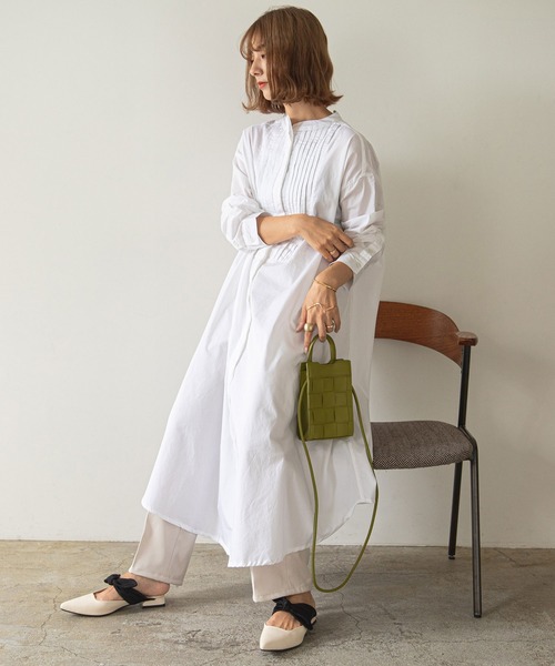 rectangle（レクタングル）の「メッシュショルダーバッグ（ショルダーバッグ・レディース・ブラック/グリーン/ベージュ/アイボリー/イエロー/ブラウン・FREE）」の8枚目の写真