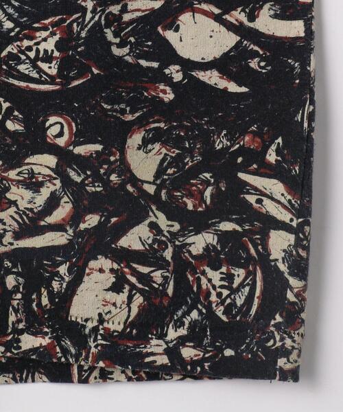 green label relaxing(グリーンレーベルリラクシング)の「<green label relaxing> ジャクソンポロック Tee Ⅰ Tシャツ(Tシャツ/カットソー・メンズ・ナチュラル/ブラック・L/M/XL/S)」の12枚目の写真