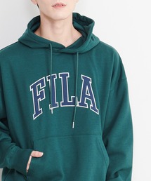 【FILA/フィラ】WEB限定 カレッジロゴ ビックシルエット スウェット パーカー フーディー