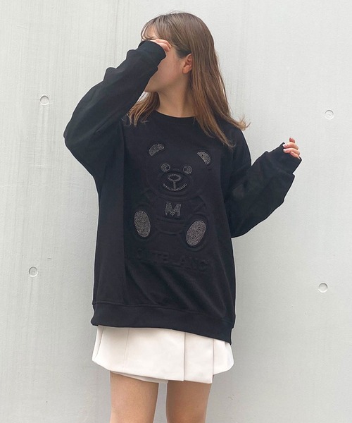 titty＆Co. PETIT（ティティアンドコープティ）の「【titty&Co.PETIT】キラくまスウェットTee（Tシャツ/カットソー・レディース・ホワイト系その他/ブラック系その他2/ホワイト系その他2/ブラック系その他・FREE）」の8枚目の写真