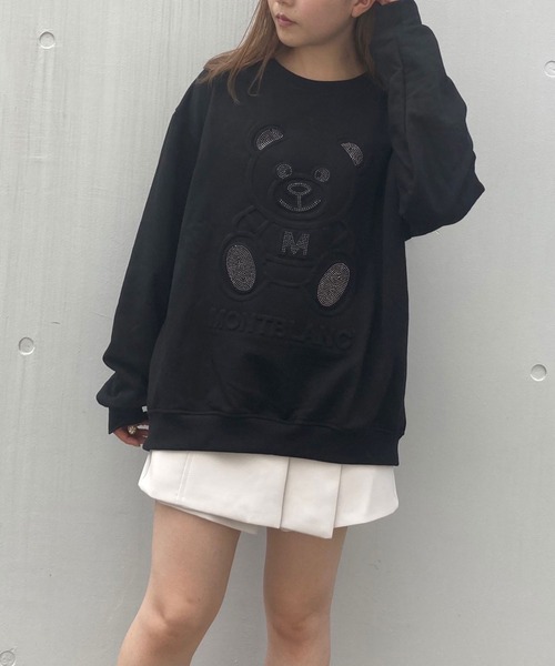 titty＆Co. PETIT（ティティアンドコープティ）の「【titty&Co.PETIT】キラくまスウェットTee（Tシャツ/カットソー・レディース・ホワイト系その他/ブラック系その他2/ホワイト系その他2/ブラック系その他・FREE）」の9枚目の写真