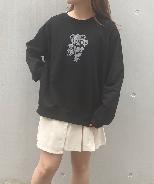 titty＆Co. PETIT（ティティアンドコープティ）の「【titty&Co.PETIT】キラくまスウェットTee（Tシャツ/カットソー・レディース・ホワイト系その他/ブラック系その他2/ホワイト系その他2/ブラック系その他・FREE）」の10枚目の写真