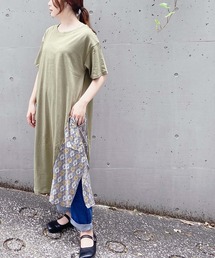 As Know As Plus アズノゥアズプラスのワンピース ドレス グリーン カーキ 緑色系 通販 Zozotown