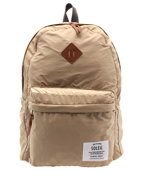 LBC(エルビーシー)の「レジスタントソレイユリュック(バックパック/リュック・レディース・ブラック/レッド/ネイビー/ベージュ/イエロー/オフホワイト/ワインレッド/グレー・ONE SIZE)」の5枚目の写真