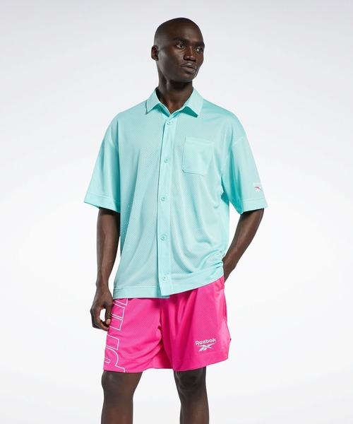 Reebok（リーボック）の「プリンス ポロシャツ / Prince Polo Shirt（ポロシャツ・メンズ・ミント/イエロー・LARGE/MEDIUM/X-SMALL/XXX-LARGE/X-LARGE/XX-LARGE/SMALL）」の2枚目の写真