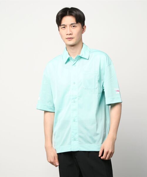 Reebok（リーボック）の「プリンス ポロシャツ / Prince Polo Shirt（ポロシャツ・メンズ・ミント/イエロー・LARGE/MEDIUM/X-SMALL/XXX-LARGE/X-LARGE/XX-LARGE/SMALL）」の14枚目の写真
