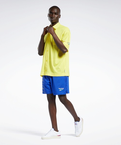 Reebok（リーボック）の「プリンス ポロシャツ / Prince Polo Shirt（ポロシャツ・メンズ・ミント/イエロー・LARGE/MEDIUM/X-SMALL/XXX-LARGE/X-LARGE/XX-LARGE/SMALL）」の3枚目の写真