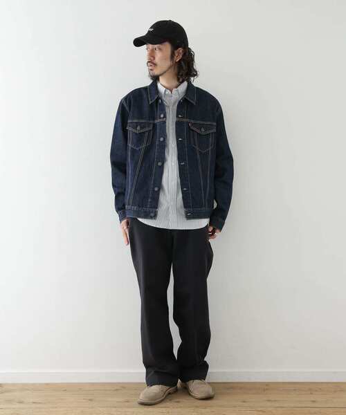 Levi's（リーバイス）の「Levi's　THE TRUCKER JACKET（デニムジャケット・メンズ・インディゴブルー・LARGE/MEDIUM）」の4枚目の写真