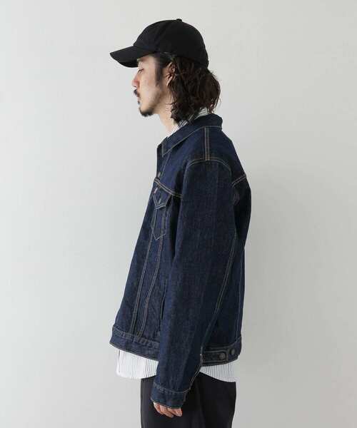 Levi's（リーバイス）の「Levi's　THE TRUCKER JACKET（デニムジャケット・メンズ・インディゴブルー・LARGE/MEDIUM）」の2枚目の写真
